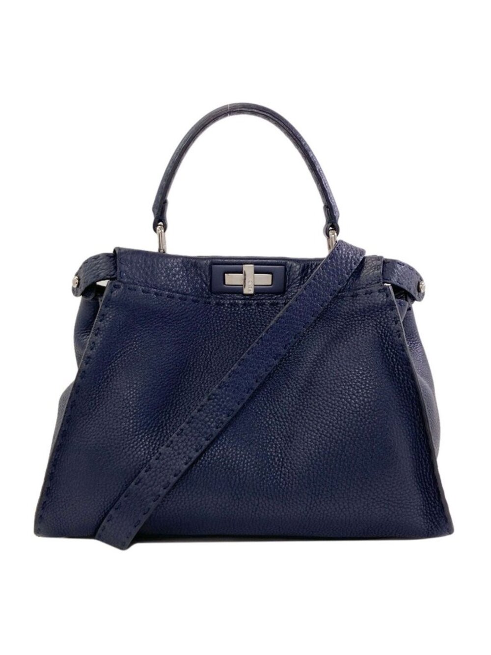 Fendi Peekaboo 2-Way Handbag Calfskin